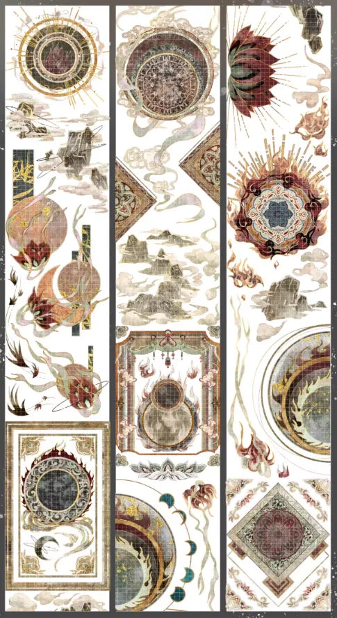 4788-Sleepless Champion Studio-6x100cm Gold Shell Luster PET Tape