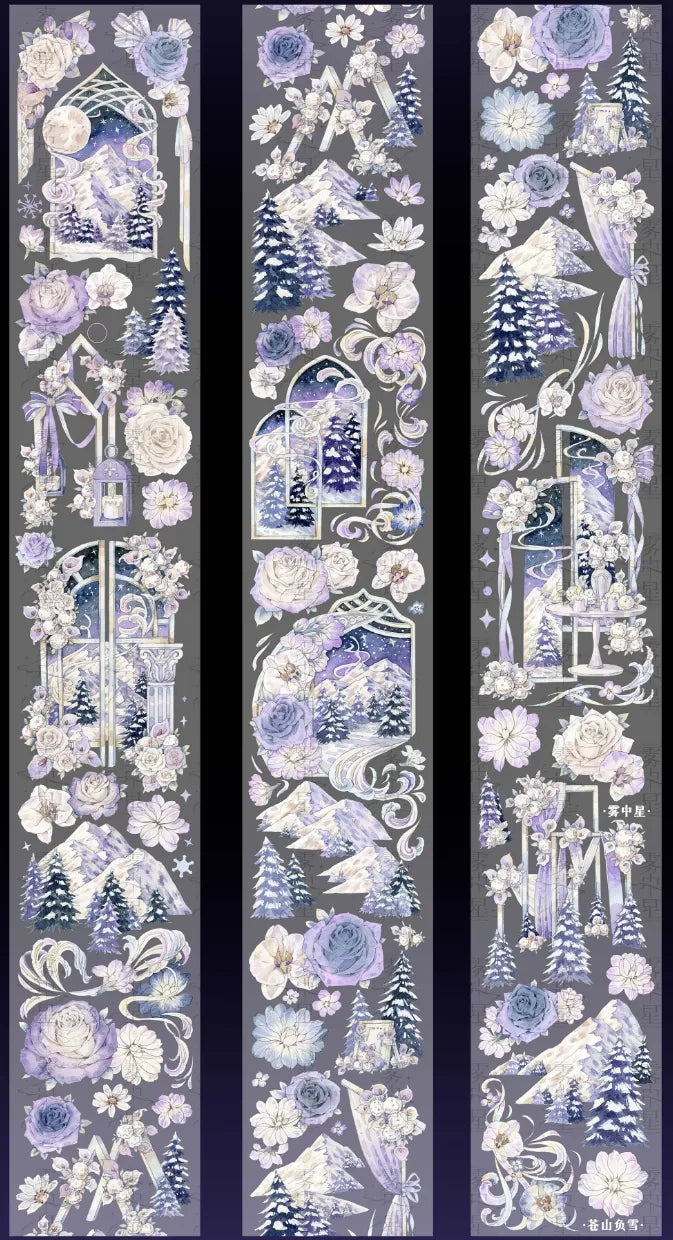 4800-MIST WITH STAR Studio-6x100cm Shell Luster PET Tape