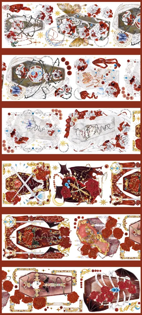 4855-BlongtoYou Studio-6.5x100cm Gold Shell Luster PET Tape