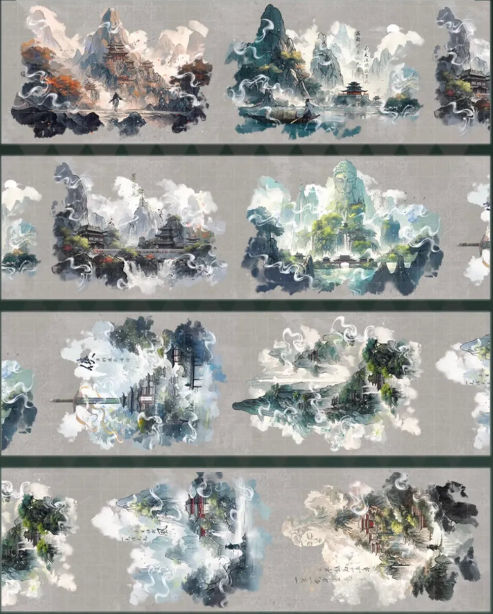 4898-FUGUI LEE Studio-8x91cm Shell Luster PET Tape