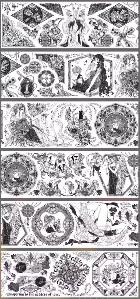 4955-StudioVI Studio-7x100cm Gold Shell Luster PET Tape