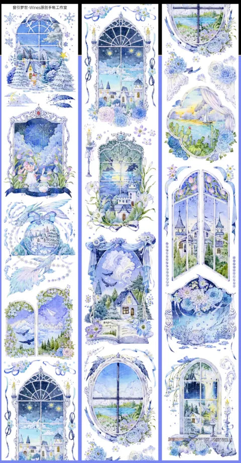 5043-Wines Studio-7.5x112cm Shell Luster PET Tape