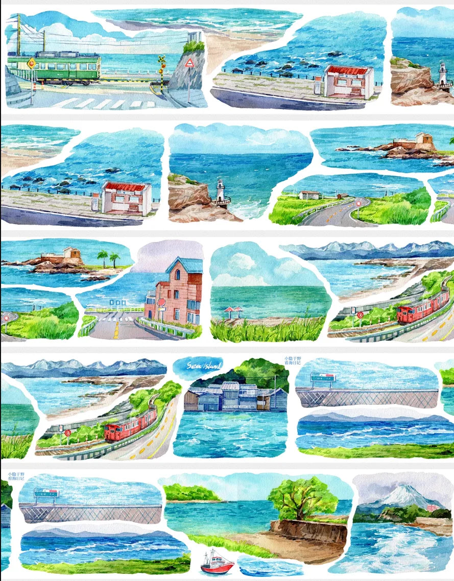 5058-XIAOYINYUYE Studio-7x100cm Shell Luster PET Tape