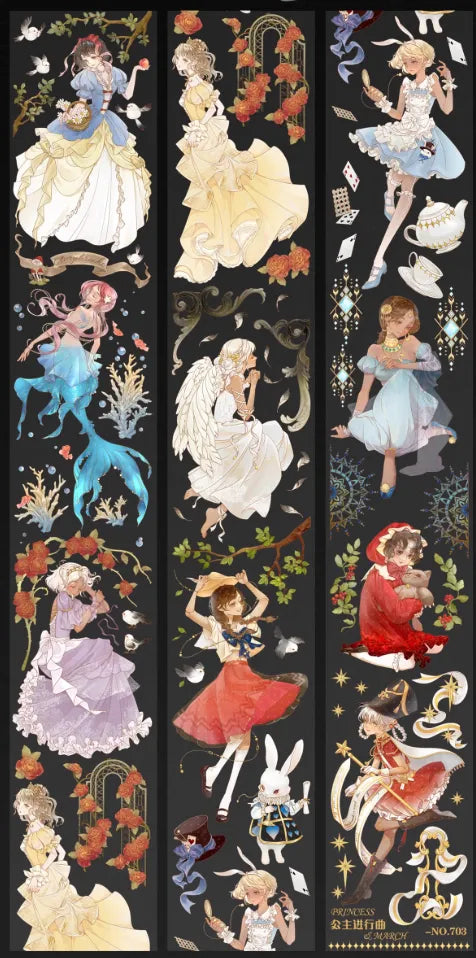 5060-NO.703 Studio-6x100cm Shell Luster PET Tape