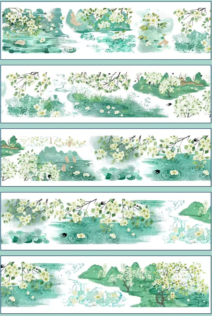 5075-XING YE Studio-6.5x100cm Shell Luster PET Tape