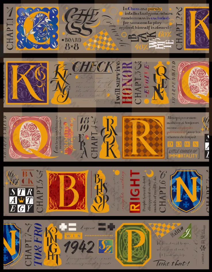 5089-NEVERLAND Studio-6x120cm Precut Shell Luster PET Tape