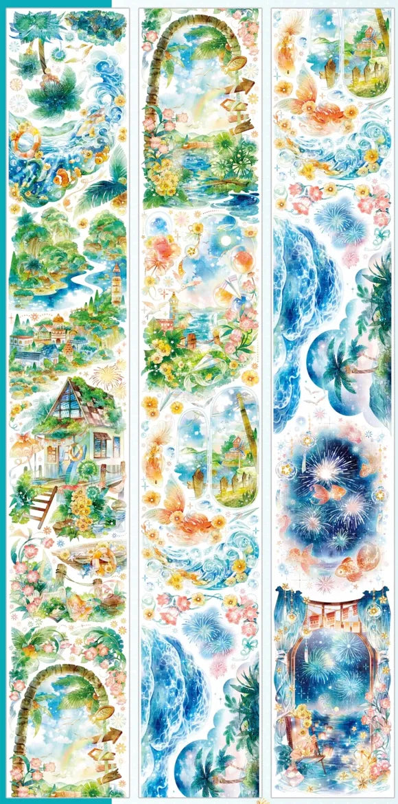 5141-Shine Studio-7x100cm Shell Luster PET Tape