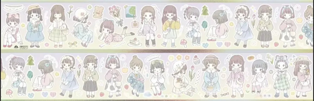 5189-StudioVI Studio-5x50cm Precut Shell Luster PET Tape