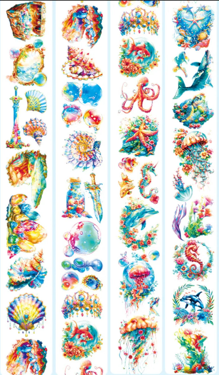 5282-6.5x200cm Gold Shell Luster PET Tape