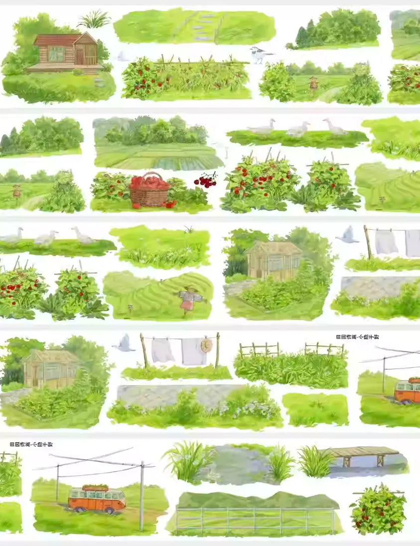 5319-XIAOYINYUYE Studio-7x100cm Shell Luster PET Tape