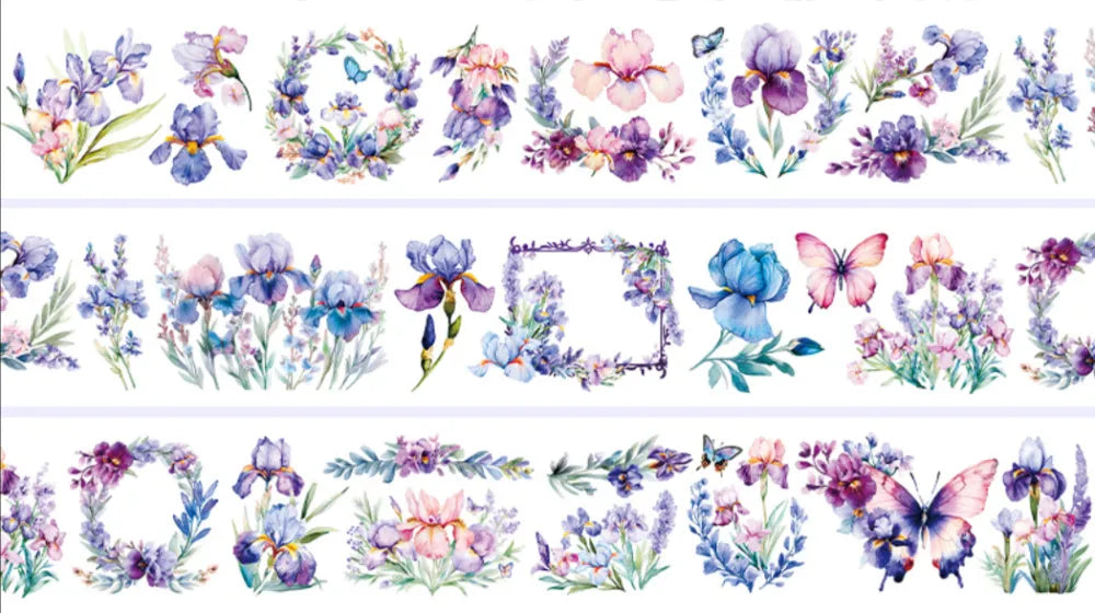 5436-6x100cm Silver Shell Luster PET Tape