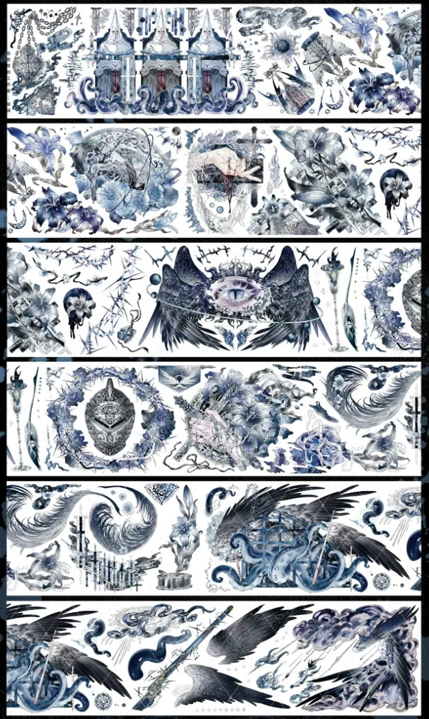 5485-DAO GE Studio-7.5x130cm Aurora Blue PET Tape