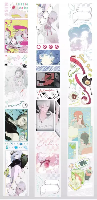 5507-SIQING Studio-6x120cm Shell Luster PET Tape