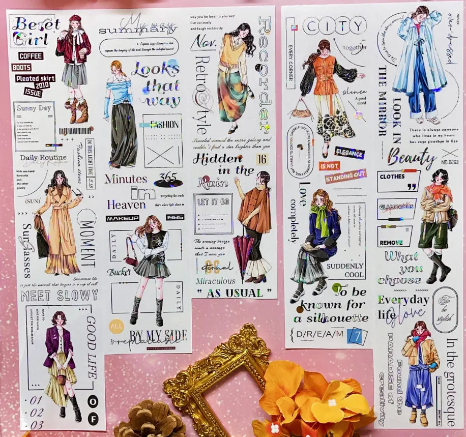 5573-MUJIE Studio-6x125cm Precut Shell Luster PET Tape