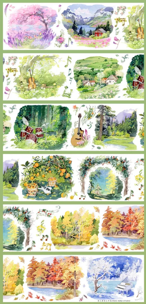 5630-MEIN HERZ Studio-7.5x100cm Shell Luster PET Tape