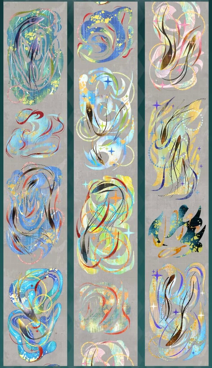 5681-FUGUI LEE Studio-6x100cm Shell Luster PET Tape