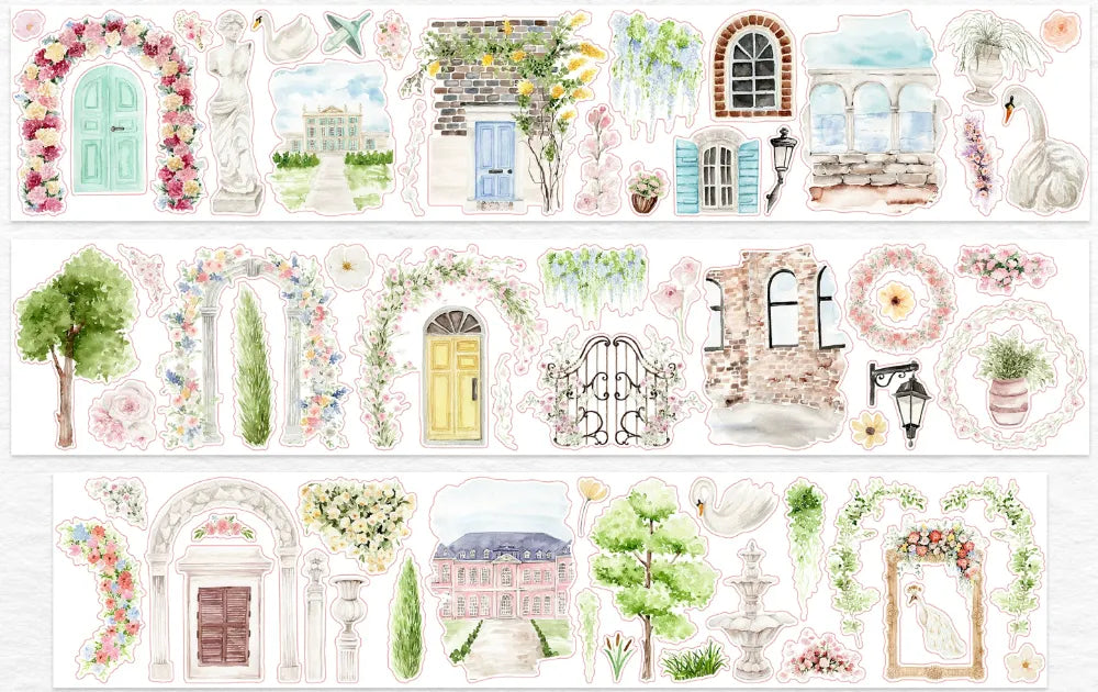 5715-WT Stuido-7x100cm Pre Cut Gloss PET Tape