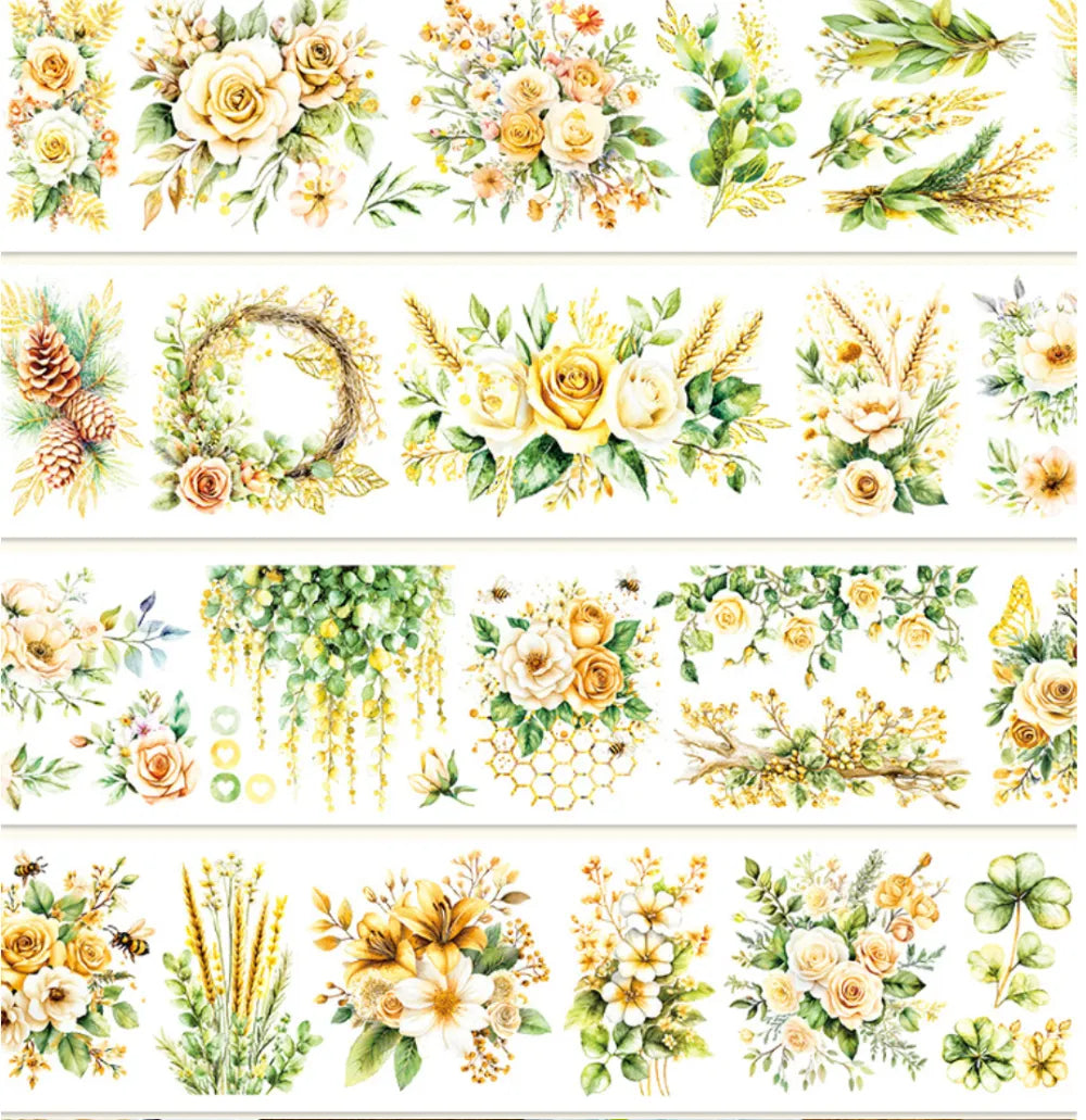 5749-6x100cm Gold Foil Stamping PET Tape