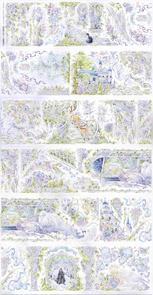 5801-Glacier Museum Studio-6.5x100cm Shell Luster PET Tape