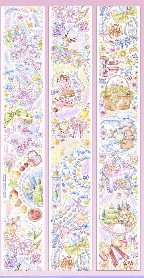 5808-Strawberry Studio-6x100cm Iridescent PET Tape