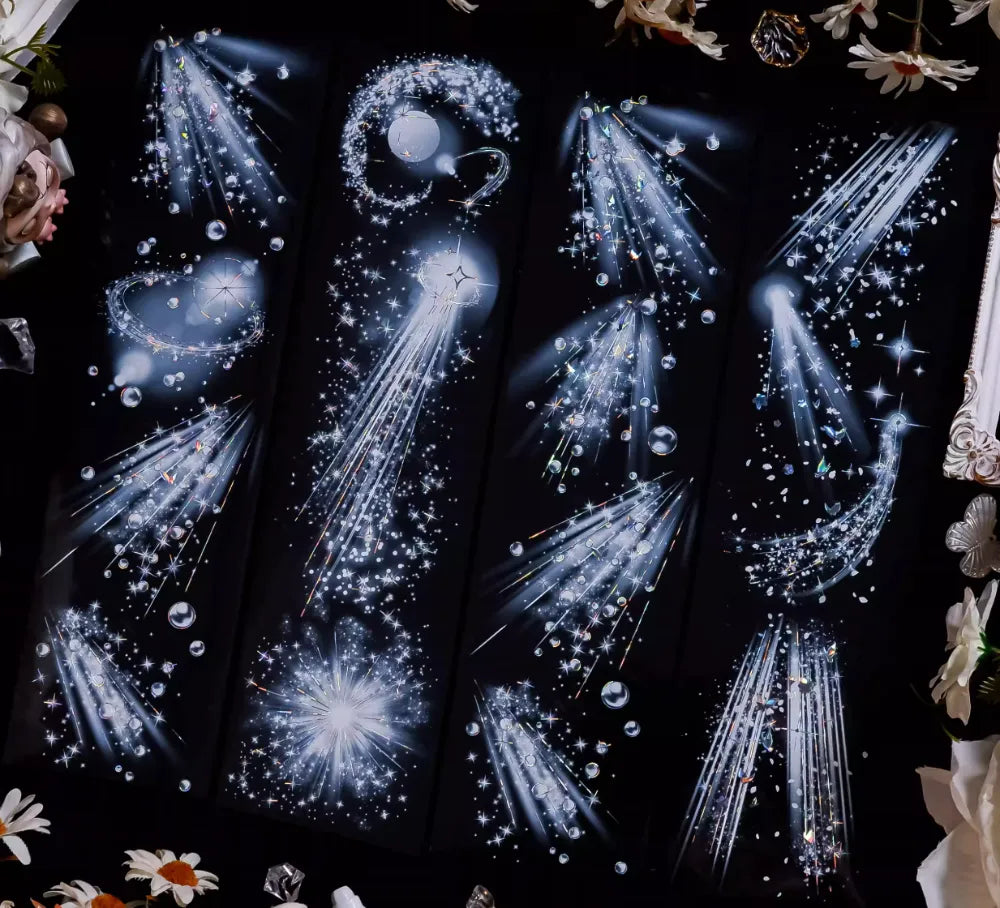 5826-ELEPHANT Studio-Holographic Silver PET Tape