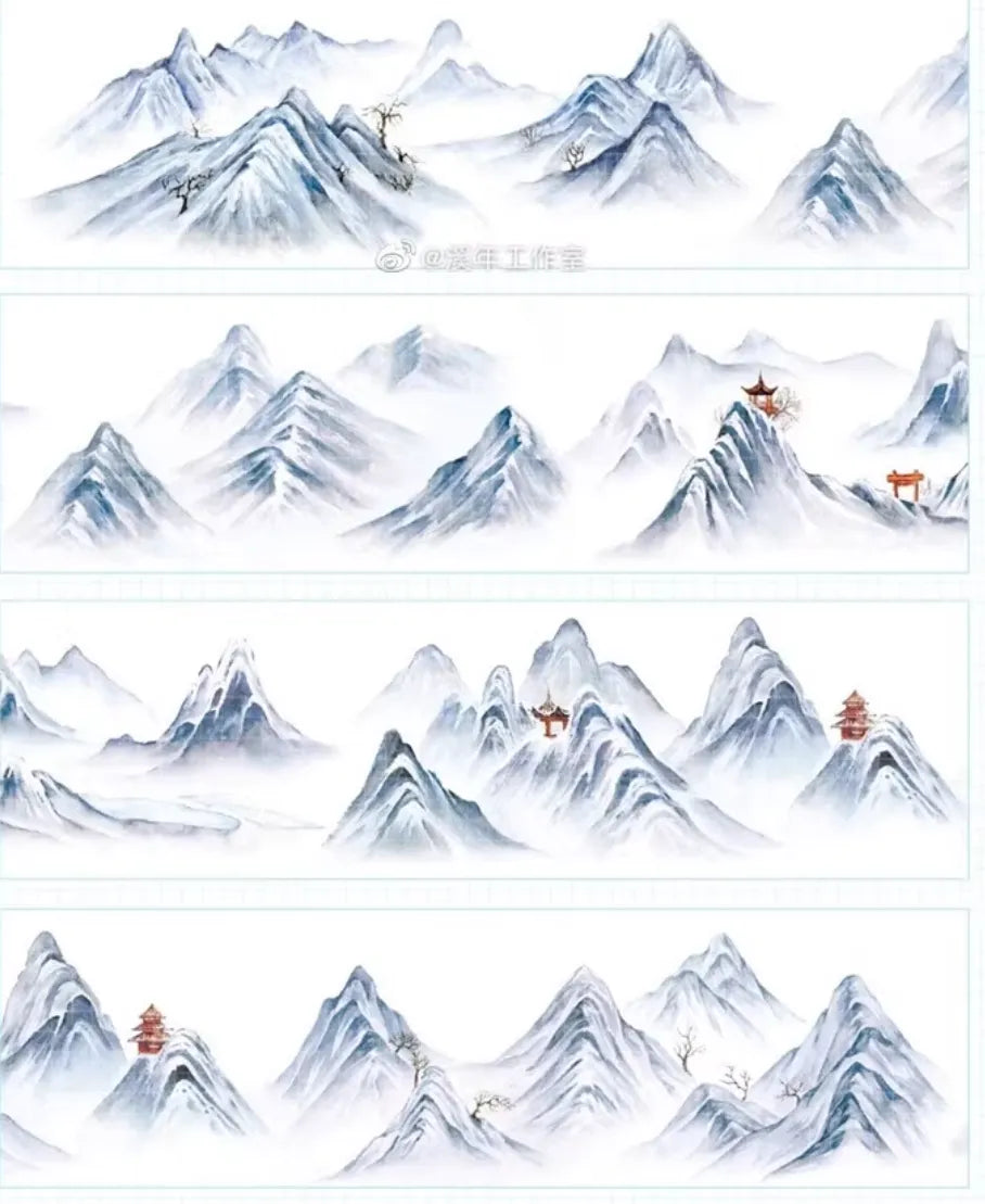 5848-XI NIAN Stuidio-5x70cm Washi PET Tape