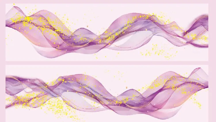 5874-Retro Story Studio-5x200cm Gold Foil Stamping PET Tape