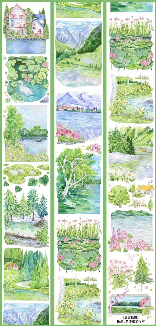 6003-BOBO FISH Studio-7.5x125cm Shell Luster PET Tape