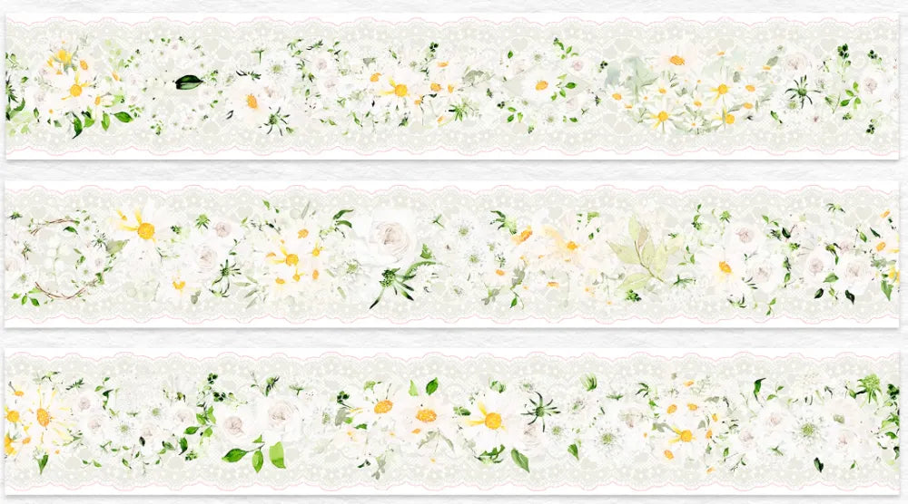 6084-WT Studio-5.5x100cm Pre Cut Gloss PET Tape