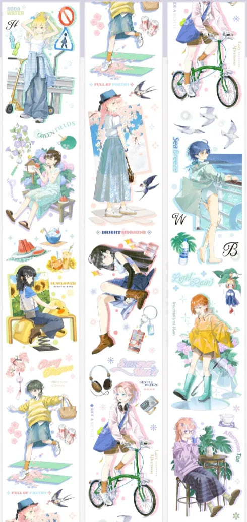 6140-Shine Studio-6.5x112cm Shell Luster PET Tape