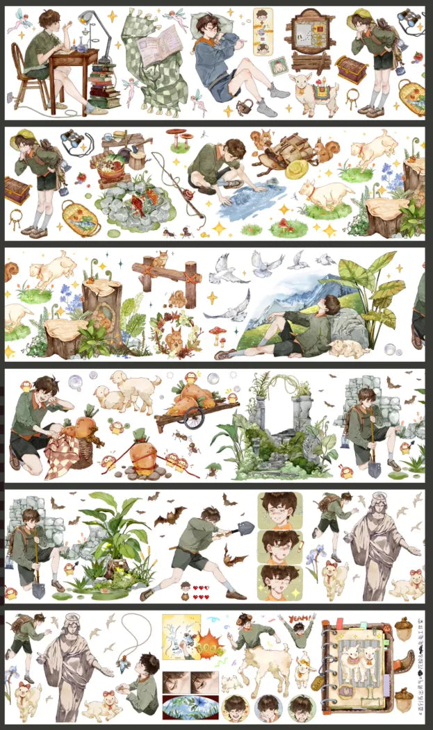 6166-Gui Studio-7x125cm Shell Luster PET Tape