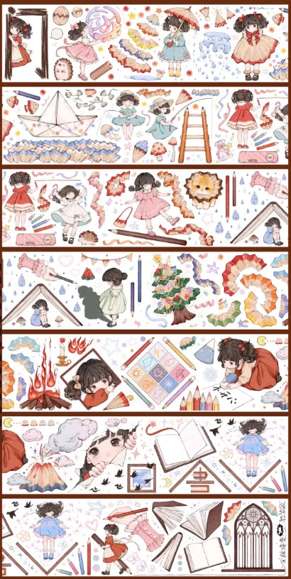 6168-Gui Studio-7x150cm Shell Luster PET Tape