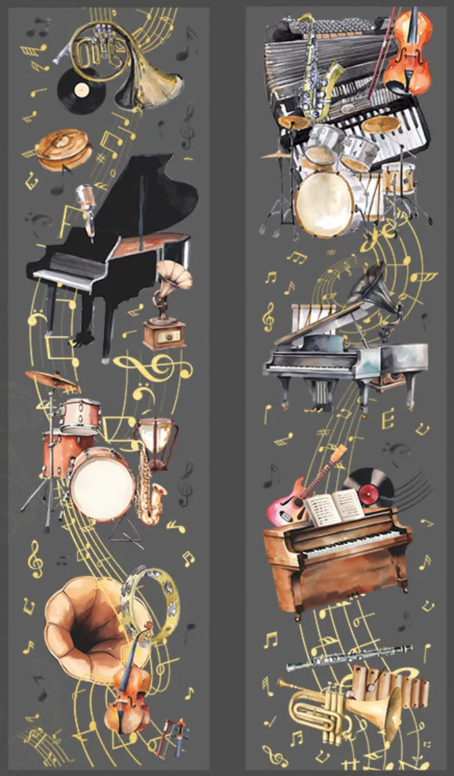 6250-Tomato-jam Girl Studio-Gold Foil Stamping PET Tape