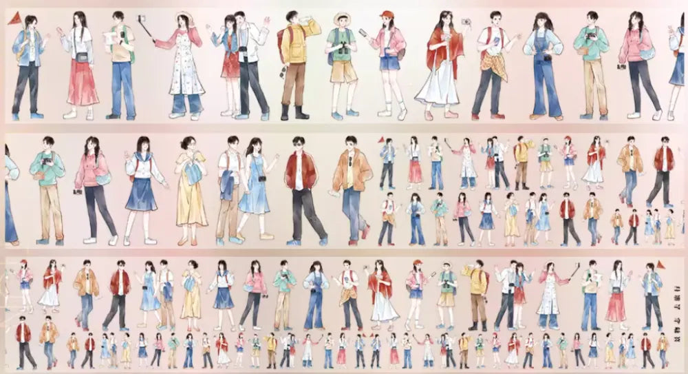 6294-JINGWUZHI Studio-6x92cm Glossy PET Tape