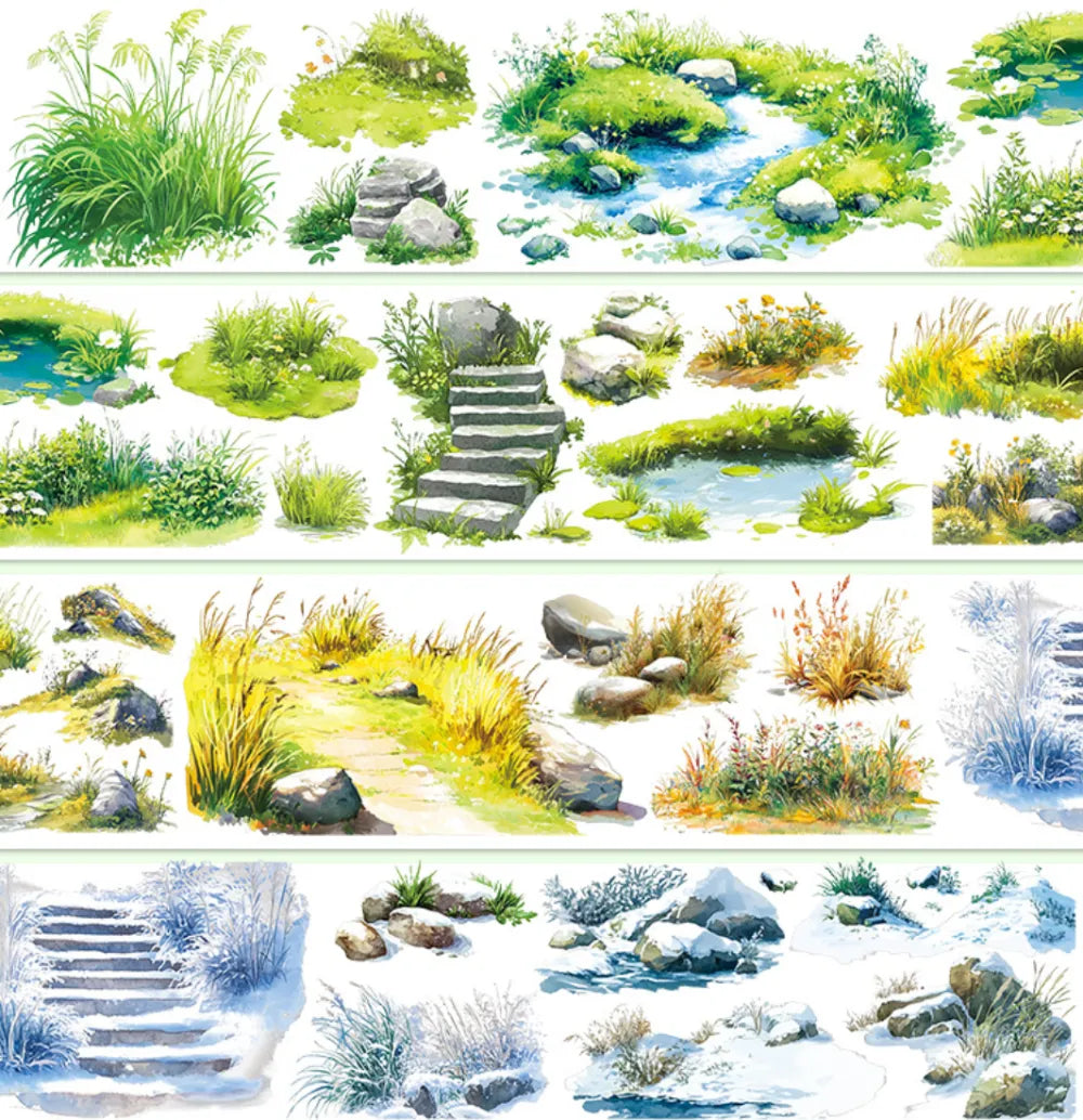 6355-6x100cm Frosted PET Tape