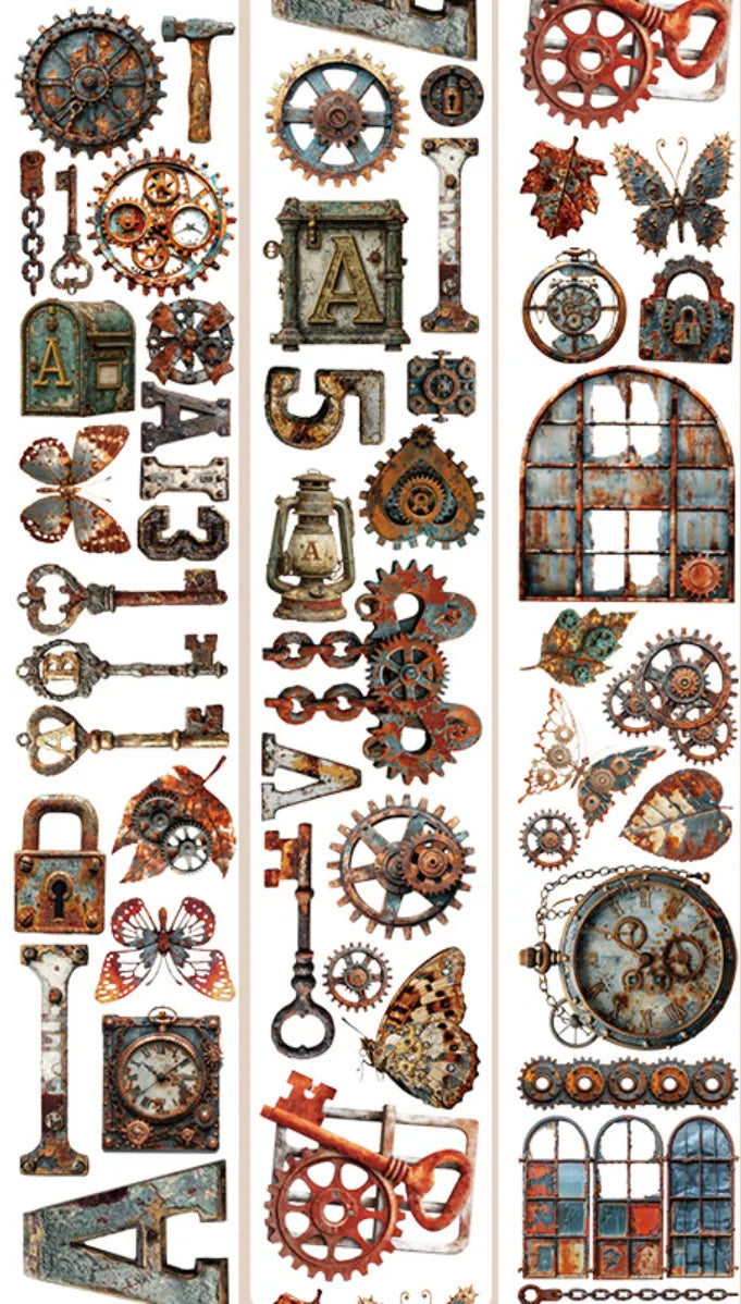 6421-6x100cm Antique Bronze Gilding PET Tape