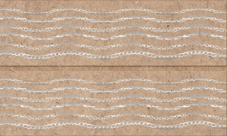 Retro Story Studio-Chains 5x200cm Holographic Gold PET Tape