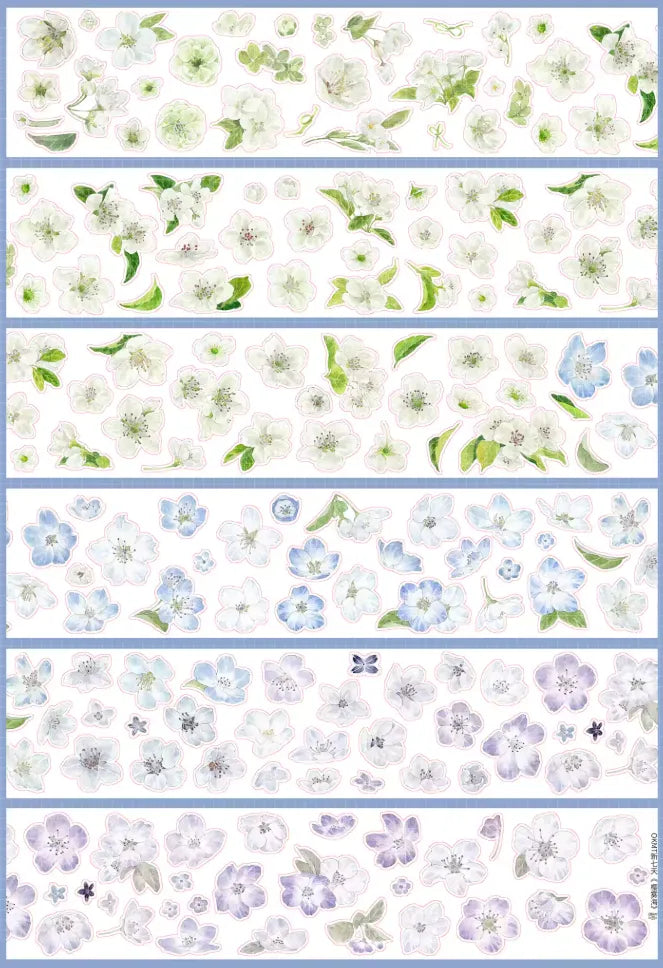 6452-OKMT Studio-4.5x100cm Precut Shell Luster PET Tape