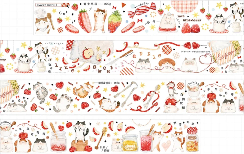 6456-Tang Yuan Studio-4x90cm Glossy PET Tape