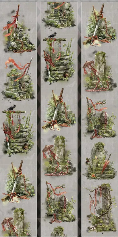 6481-FUGUI LEE Studio-8x85cm Shell Luster PET Tape