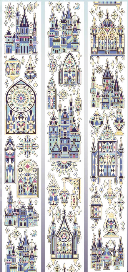 6607-King Kong Rabbit Studio-6.25x125cm Precut Shell Luster PET Tape