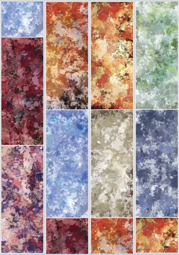 6780-SIQING Studio-10x200cm Holographic Fireworks Film PET Tape