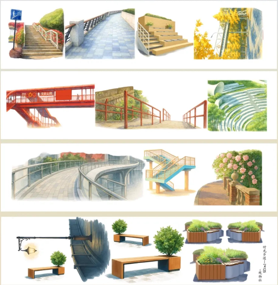 6937-GUANWU SOCIETY Studio-7x125cm Glossy PET Tape