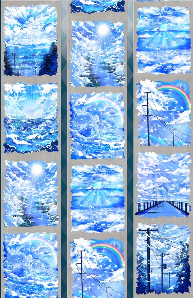 6943-FUGUI LEE Studio-8x80cm Shell Luster PET Tape