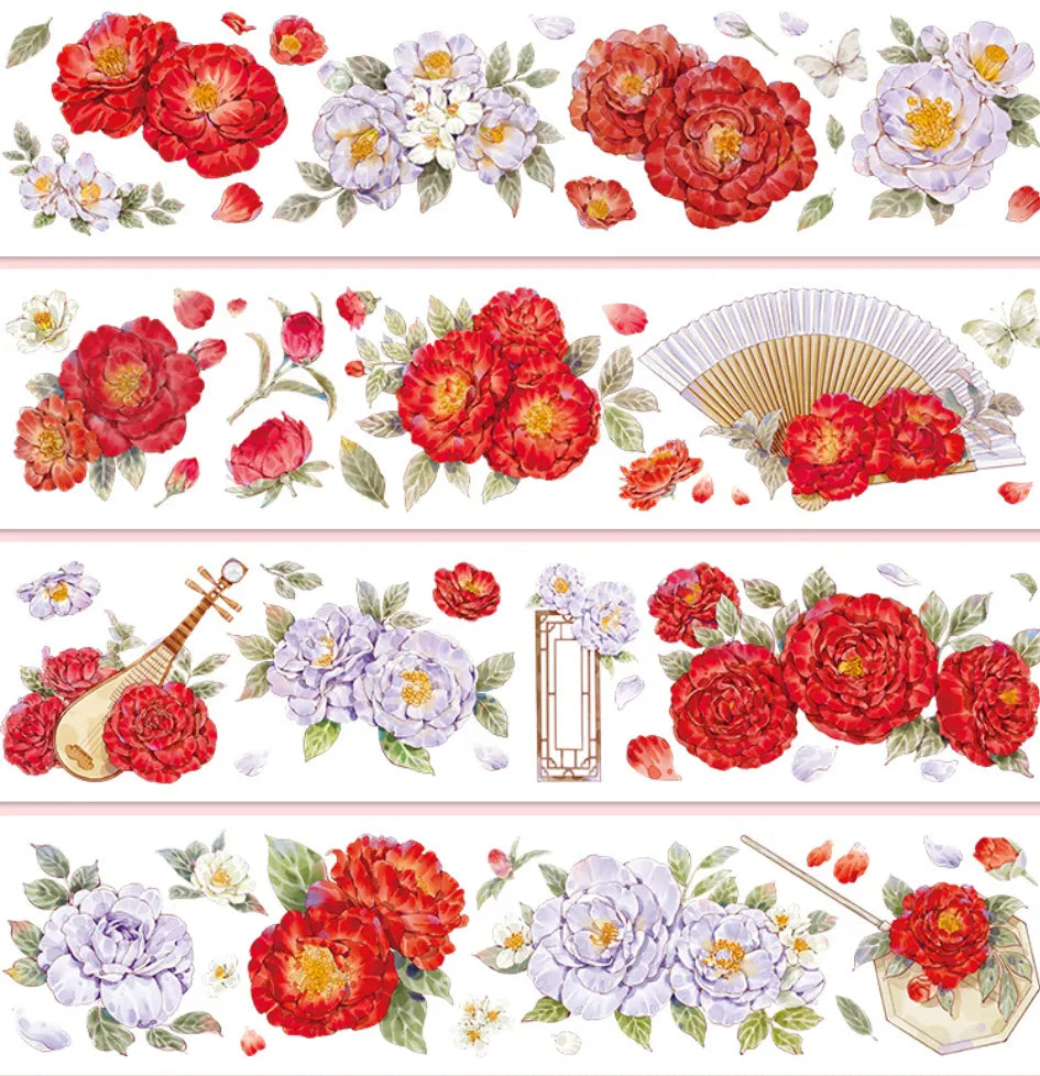 6957-6x100cm Gold Shell Luster PET Tape