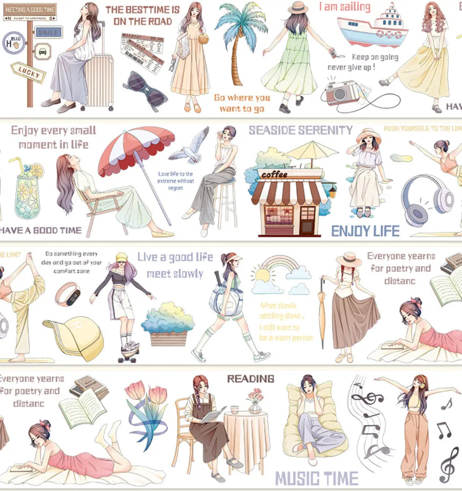 6960-7x100cm Pre Cut Gloss PET Tape