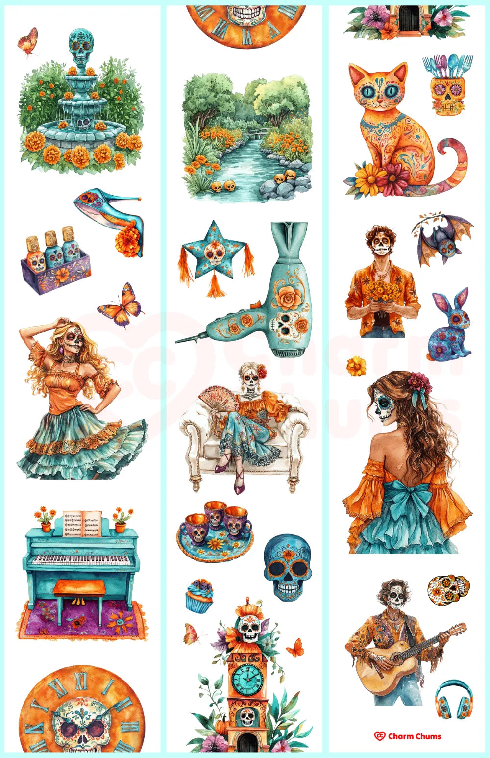 7017-CharmChums-7x100cm Glossy PET Tape