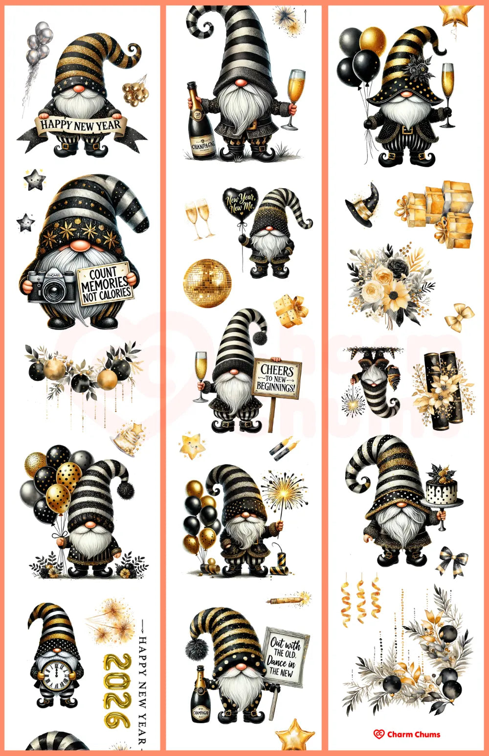 7019-CharmChums-7x100cm Glossy PET Tape