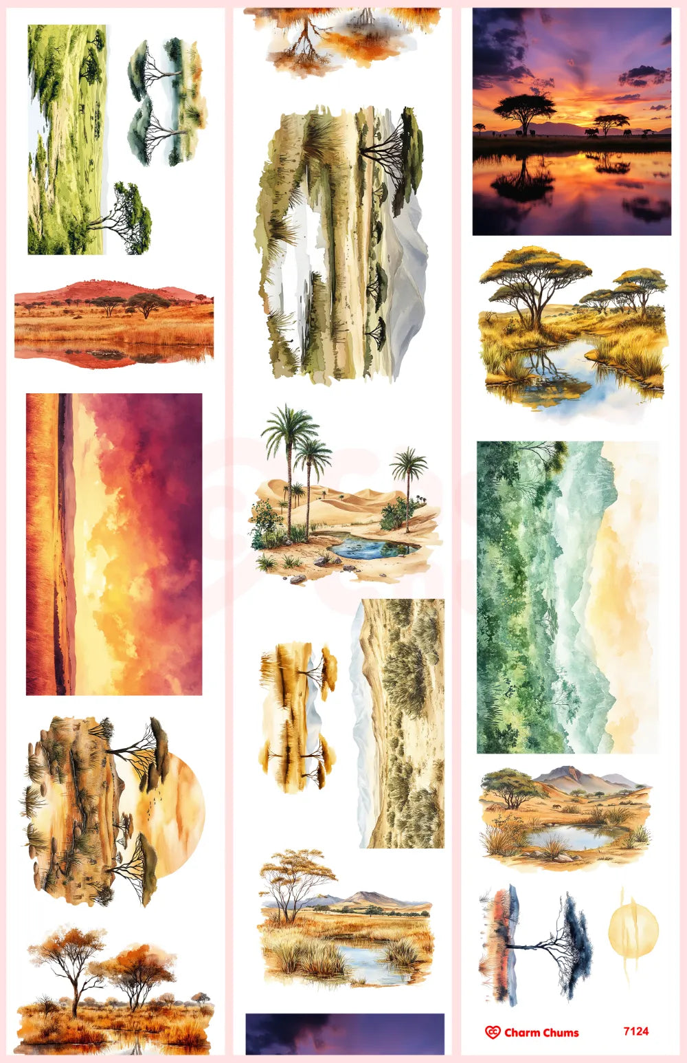 7124-CharmChums-7x100cm Glossy PET Tape