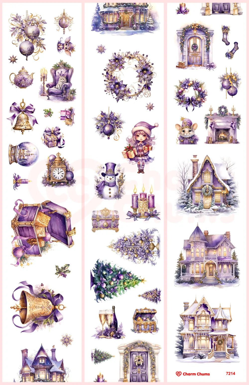 7214-CharmChums-7x100cm Glossy PET Tape